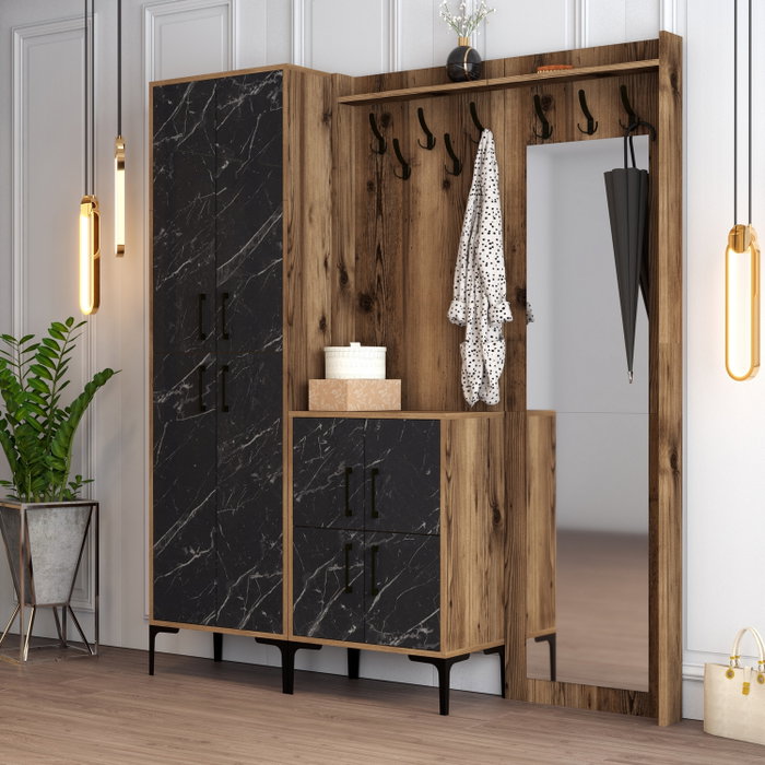 Hanah Home Berlin ABC - Nogal, Negro